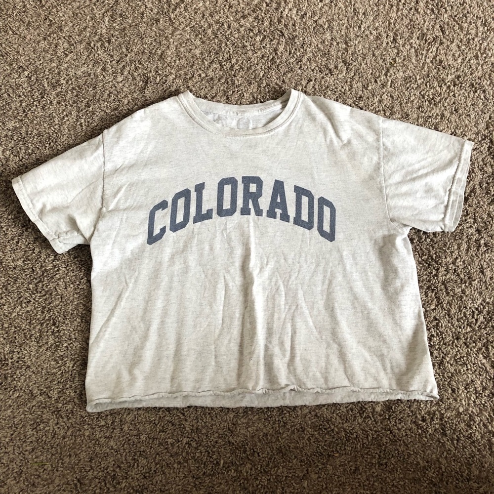 J Galt Colorado cropped tee